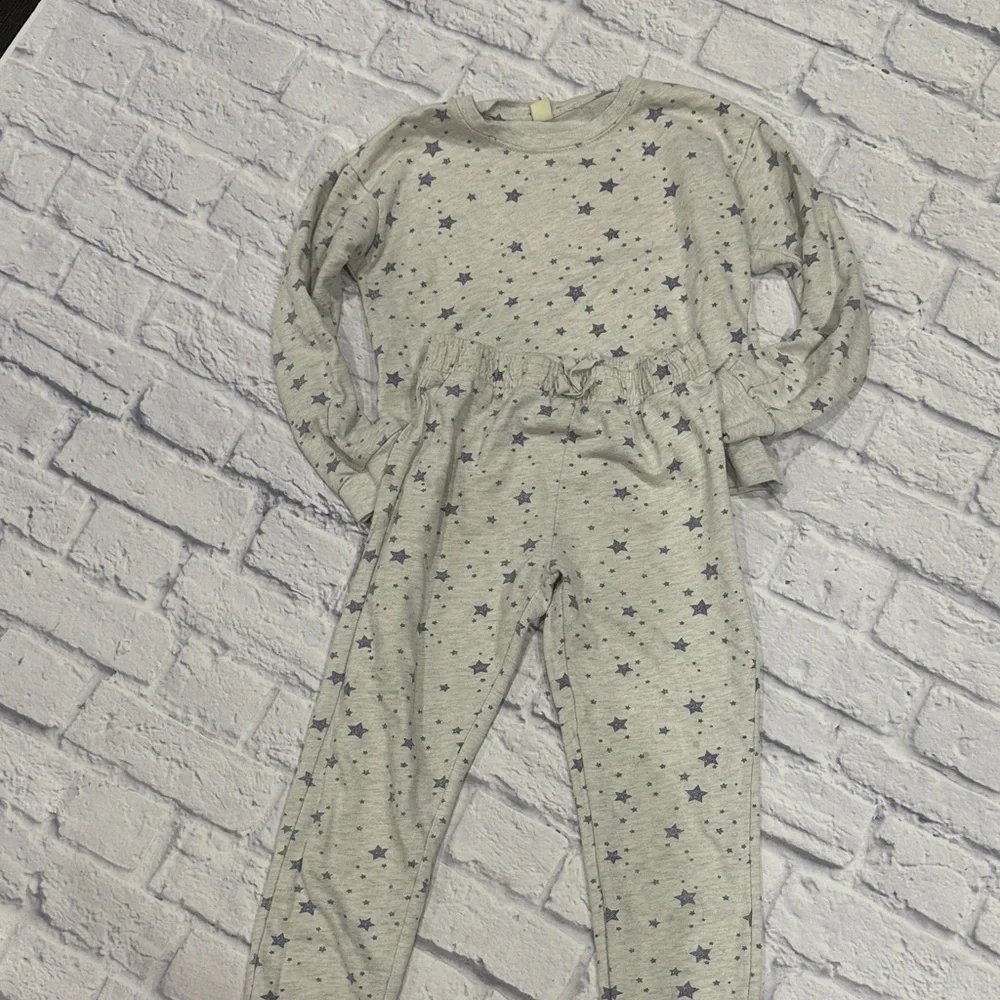 Starry Gray Kids Pajamas